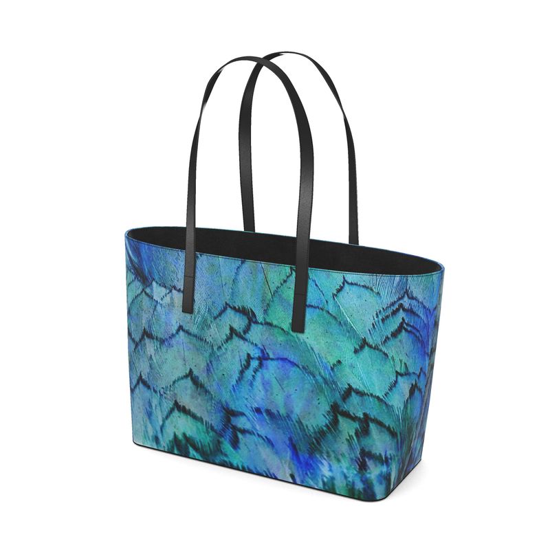 Feathers square tote
