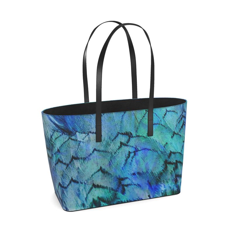 Feathers square tote