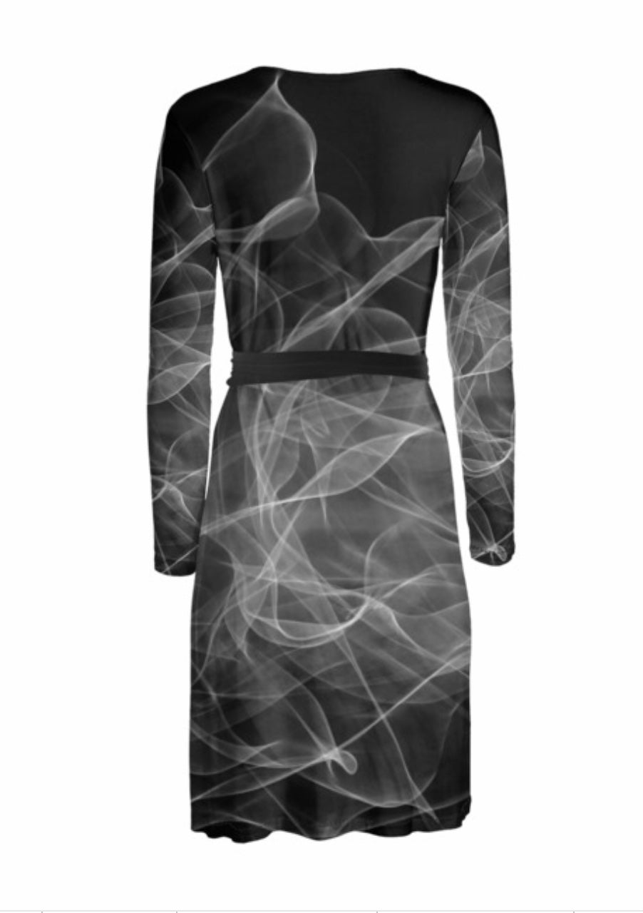 Smoke Wrap Dress